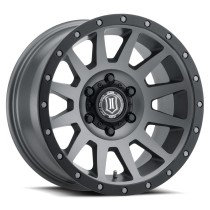 Jante ICON ALLOYS Compression 17" Titanium 5x150 – Style et robus