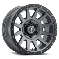 Jante ICON ALLOYS Compression 17" Titanium 5x150 – Style et robus