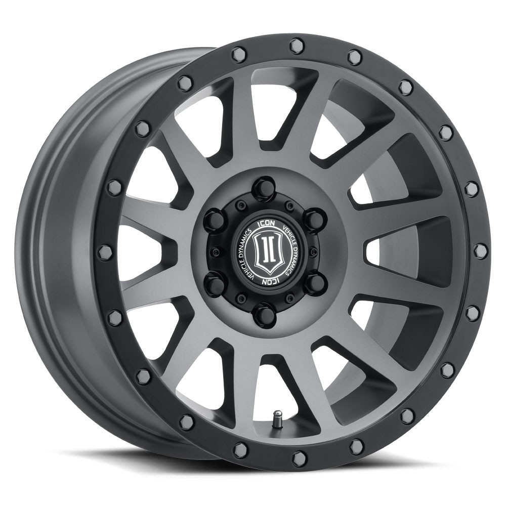 Jante ICON ALLOYS Compression 17" Titanium 5x150 – Style et robus