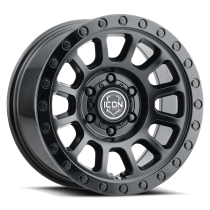 Jante ICON ALLOYS Hulse Double Black 17" 5x127 - Offroad robuste