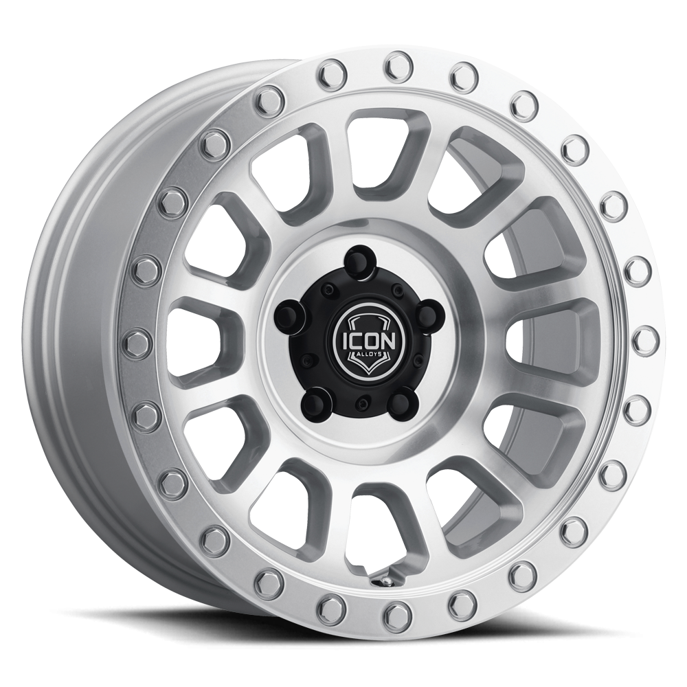 Jante ICON ALLOYS HULSE Silver 17" 5x127 - Performance Offroad