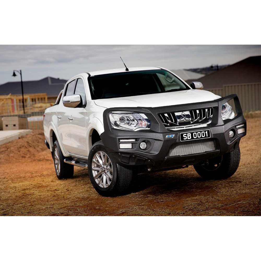 MITS MQ TRITON GLX BL WINCH ARB : Pare-chocs 4x4 robuste