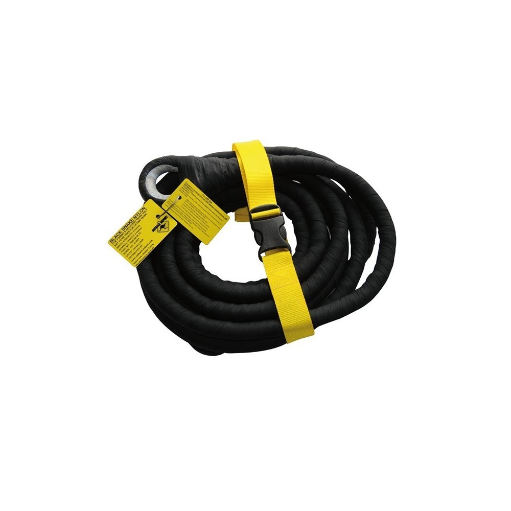 Sangle kinétique 4x4 Black Snake 4m 4T – Traction puissante fiable