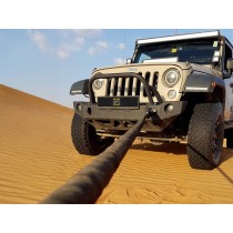 Sangle kinétique Black Snake 10m 12T : traction 4x4 ultra-robuste