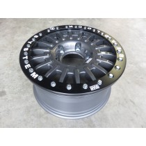 Jante alu Braid Winrace Beadlock 17" grise Toyota VDJ200 robuste