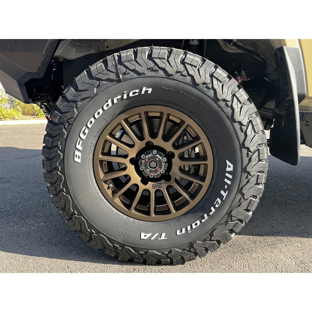 Jante alu Braid Winrace Bronze 7x16 idéale Land Cruiser 70