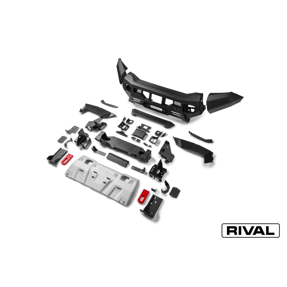 Pare-chocs avant aluminium RIVAL VW Amarok 2023+ compétition