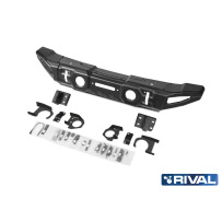 Pare-chocs avant acier RIVAL Jeep Wrangler – Compétition robuste