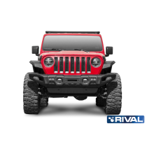 Pare-chocs avant acier RIVAL Jeep Wrangler – Compétition robuste