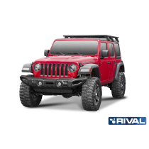 Pare-chocs avant acier RIVAL Jeep Wrangler – Compétition robuste