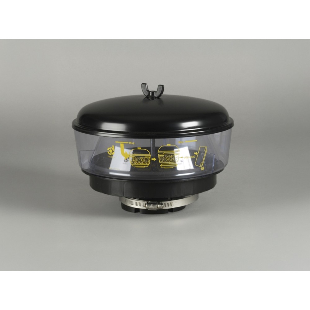 Préfiltre cyclonique Donaldson Ø10" transparent pour snorkel 4x4