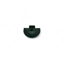 Embout plastique noir pour rail Aero semi circulaire