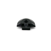 Embout plastique noir pour rail Aero semi circulaire