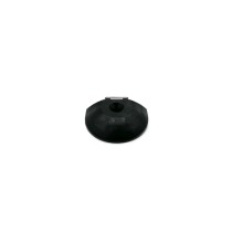 Embout plastique noir pour rail Aero semi circulaire