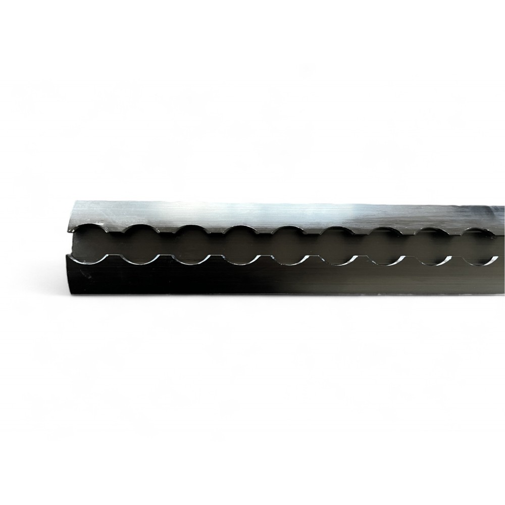 Rail arrimage Aero alu noir 2000mm DTC Parts - Fixation solide 4x4