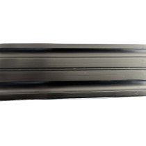 Rail arrimage Aero alu noir 2000mm DTC Parts - Fixation solide 4x4