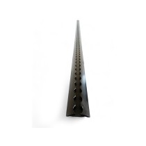 Rail arrimage Aero alu noir 2000mm DTC Parts - Fixation solide 4x4