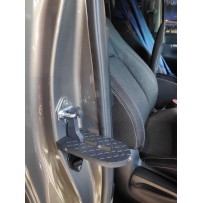 Marche pieds amovible DTC Parts : Aluminium noir, robuste 4x4