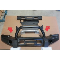 Pare chocs avant AEV noir avec Abar pour Jeep Wrangler JK robuste
