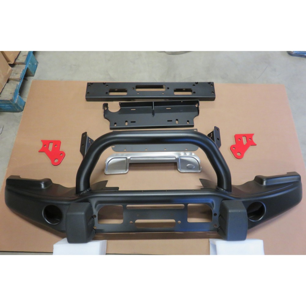 Pare chocs avant AEV noir avec Abar pour Jeep Wrangler JK robuste
