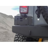 Support plaque US Jeep Wrangler JK 2007-2018, montage facile