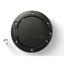 Trappe à carburant aluminium noir Jeep Wrangler JK - DTC Parts
