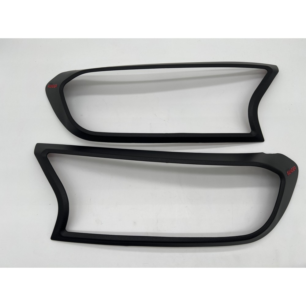 Entourages de phares noirs Ford Ranger T7 2016-2019 DTC Parts