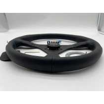  Volant plat cuir noir Ø350mm DTC Parts – Style et confort 4x4 