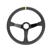 Volant Racing cuir noir Ø380 DTC Parts – Confort & Style 4x4