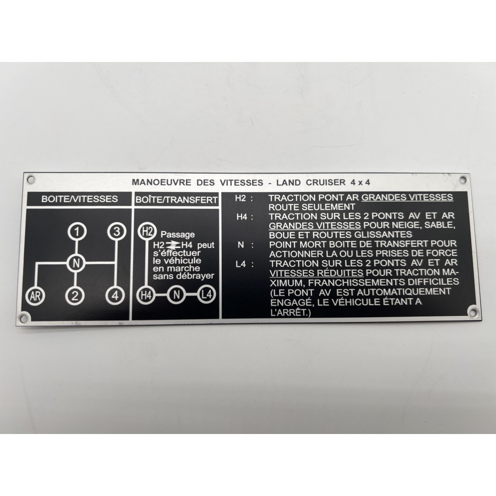 Plaque de Transmission J4 BV4 Toyota Land Cruiser fiable DTC