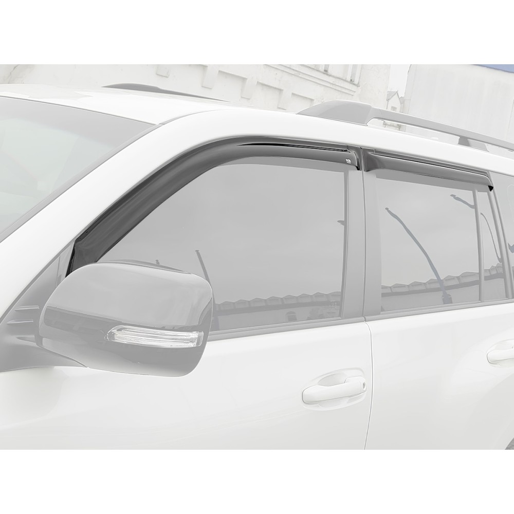 Déflecteurs de vitres EGR Land Cruiser 150 : kit 4 pièces à coller