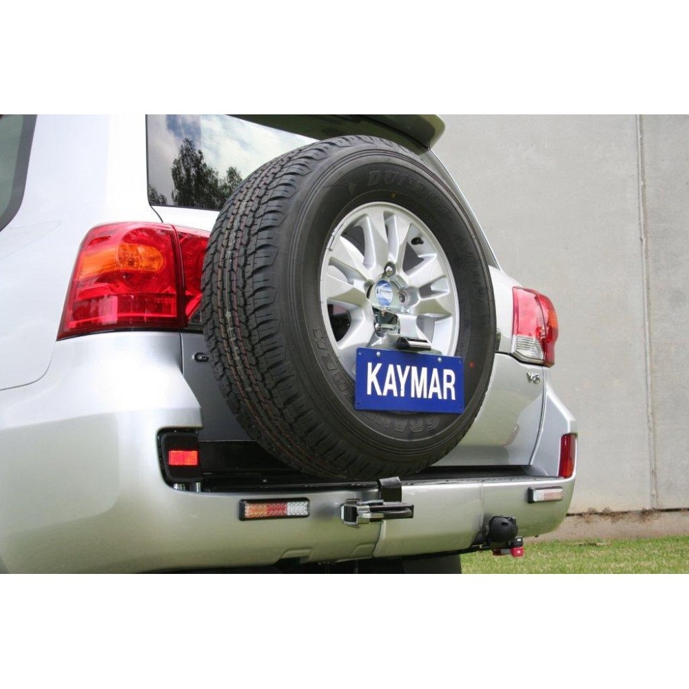 Porte roue de secours gauche Kaymar Toyota VDJ200 robuste