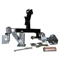 Porte roue de secours Kaymar gauche Toyota VDJ200 alu, robuste
