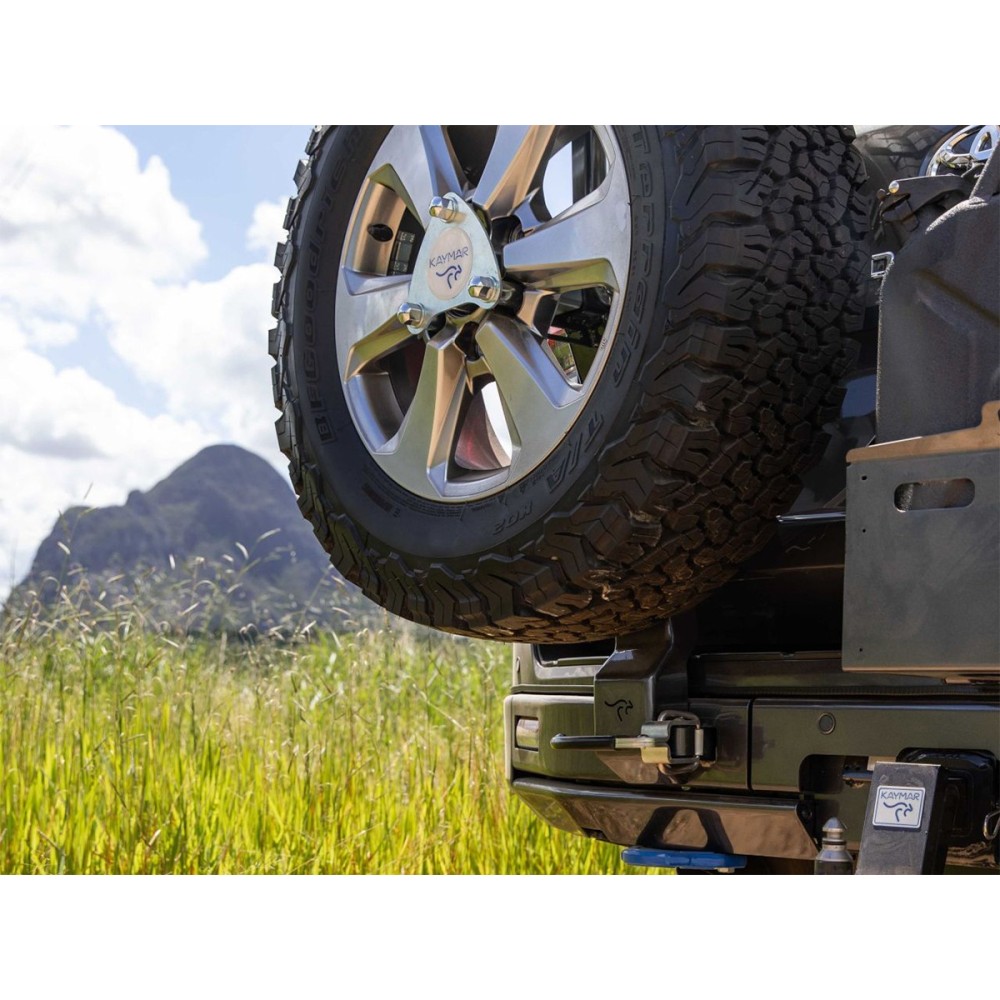 Porte roue de secours Kaymar Land Cruiser 300, robuste et fiable