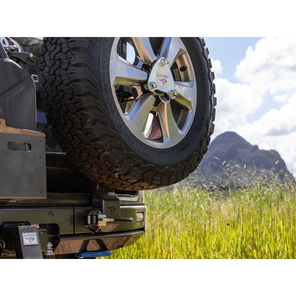 Porte roue de secours Kaymar Toyota Land Cruiser 300 alu