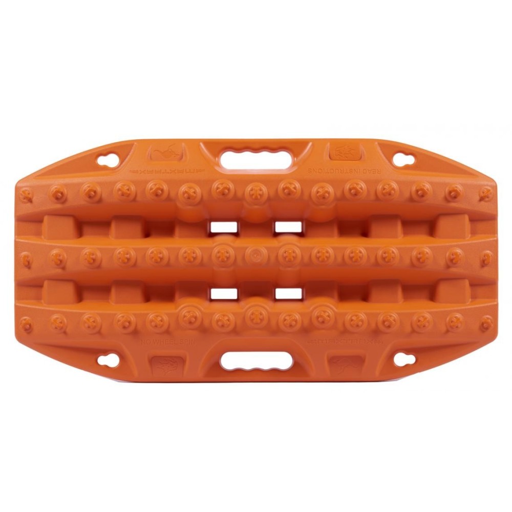 Plaque à sable Maxtrax Jaxbase orange : support cric 4x4 robuste