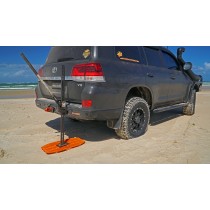 Plaque à sable Maxtrax Jaxbase vert olive : appui cric 4x4 fiable