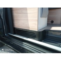 Rangement sous plancher Sprinter Hymer N4-Offroad robuste et pratique