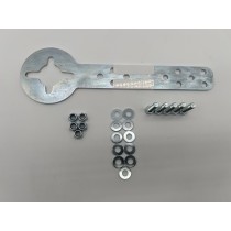Support de coupe batterie N4-Offroad : sécurité 4x4, montage facile