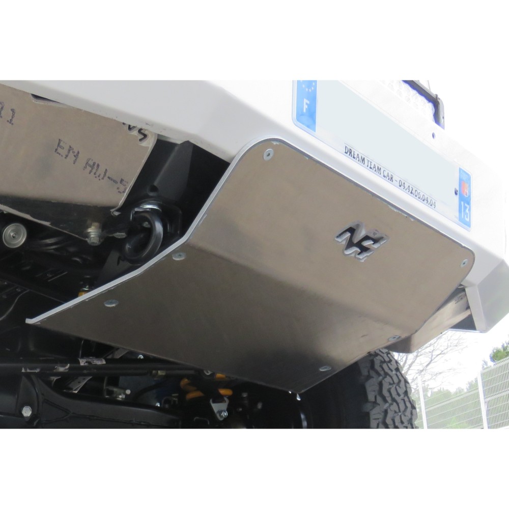 Ski de protection avant 8mm aluminium Toyota HDJ80 N4-Offroad
