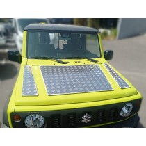  Protection capot aluminium 2mm Suzuki Jimny 2018+ N4-Offroad robuste 
