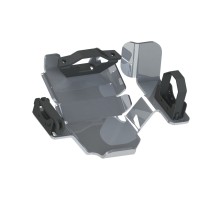 Blindage pont arrière 8mm Land Cruiser 70 N4-Offroad aluminium
