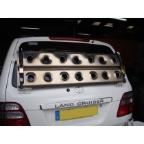 Support plaques à sable hayon Toyota HDJ100 N4-Offroad robuste