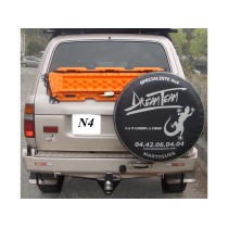 Support plaques à sable Maxtrax Toyota HDJ80 N4-Offroad robuste