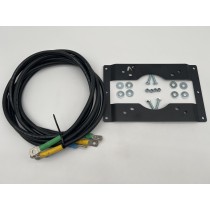 Kit support spécifique de fixation déport 1.5 mètres pour boitier relais de treuil Warn VR Evo Zeon Tabor N4-Offroad