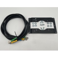 Kit support spécifique de fixation déport 1.5 mètres pour boitier relais de treuil Warn VR Evo Zeon Tabor N4-Offroad
