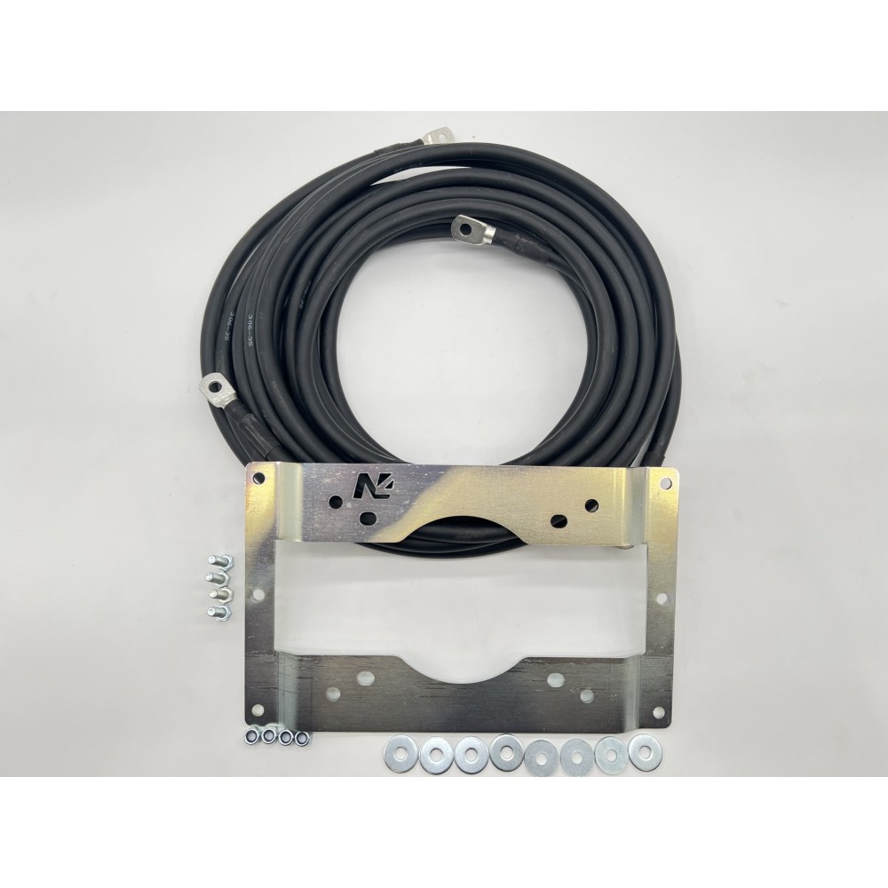 Kit support fixation déport 3m treuil Warn VR Evo Zeon N4-Offroad