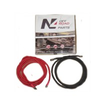 Kit câbles haute intensité 3m N4-Offroad pour treuil 4x4