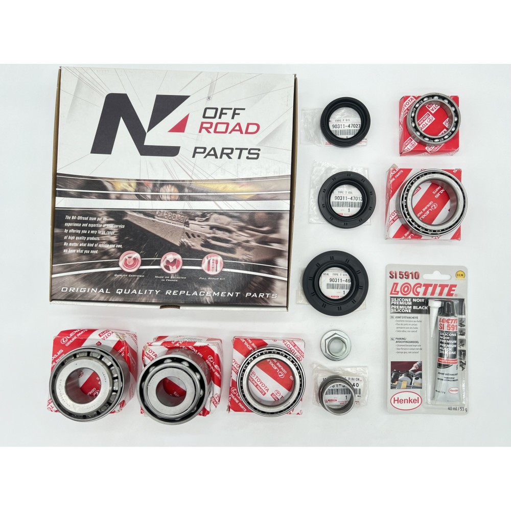 Kit réfection pont avant VDJ200 N4-Offroad, qualité origine Toyota