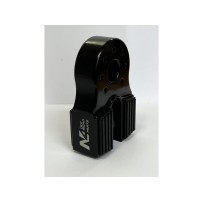 Arrêt de corde 10T aluminium noir N4-Offroad pour treuil 4x4